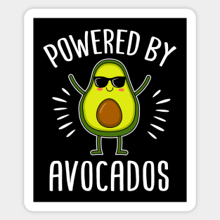Powered By Avocados Gift For Avocado Lover Sticker